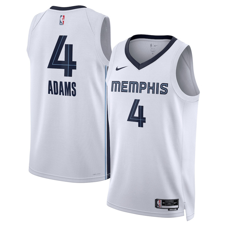 Steven Adams 4 Memphis Grizzlies Unisex Swingman Association Editio White NBA Jersey Unisex