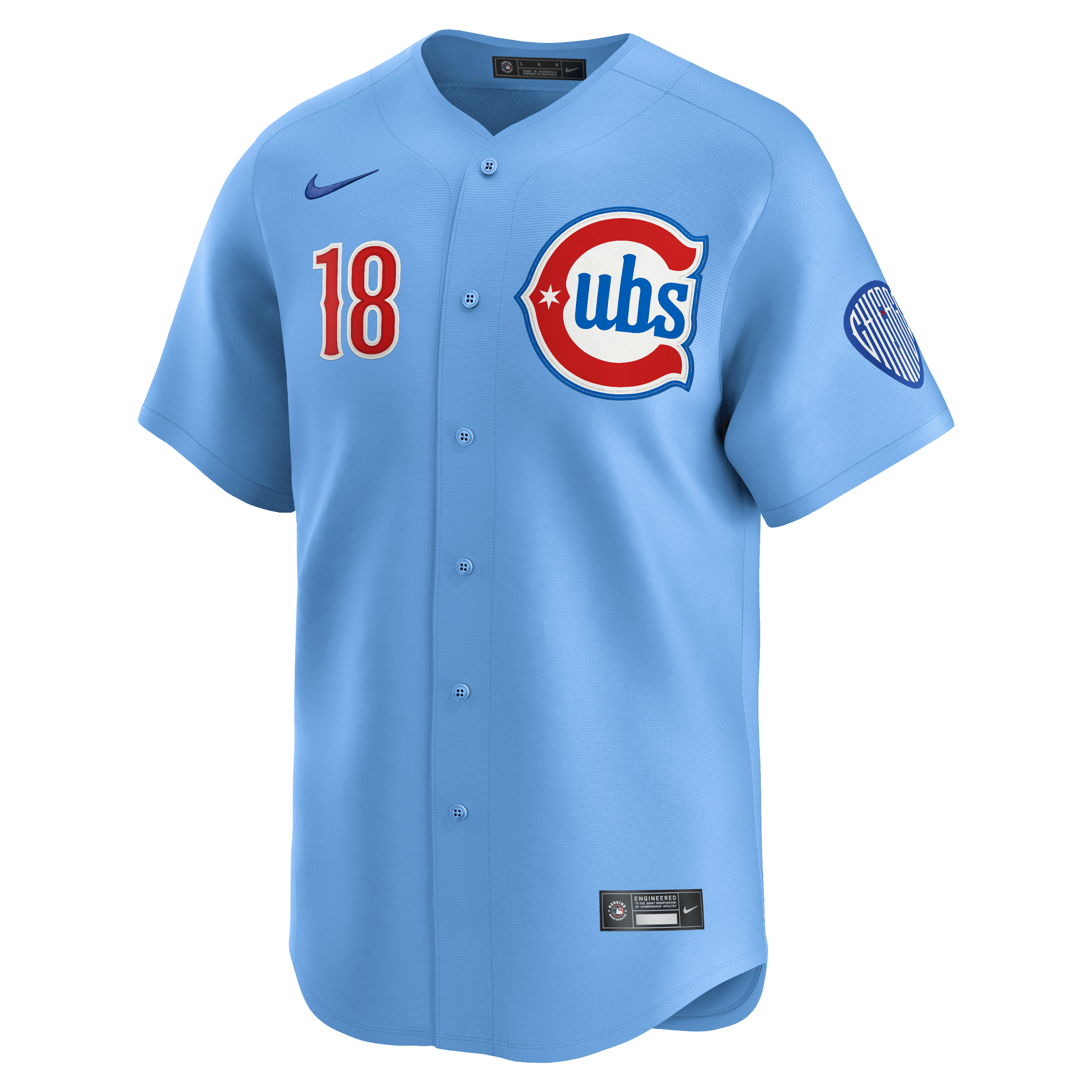 Sh?ta Imanaga 18 Chicago Cubs Limited Alternate 2 Baby Blue MLB Jersey Men's