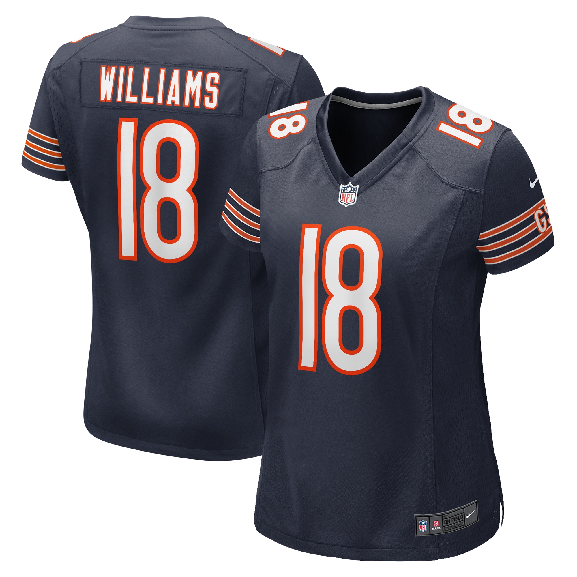 Chicago Bears Caleb Williams Navy Player Game NFL Jersey Women's
