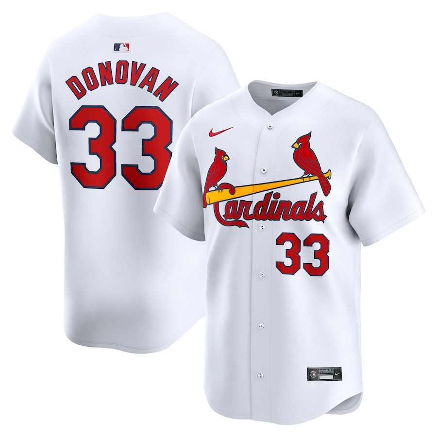 Brendan Donovan 33 St. Louis Cardinals Home Limited White MLB Jersey Men's