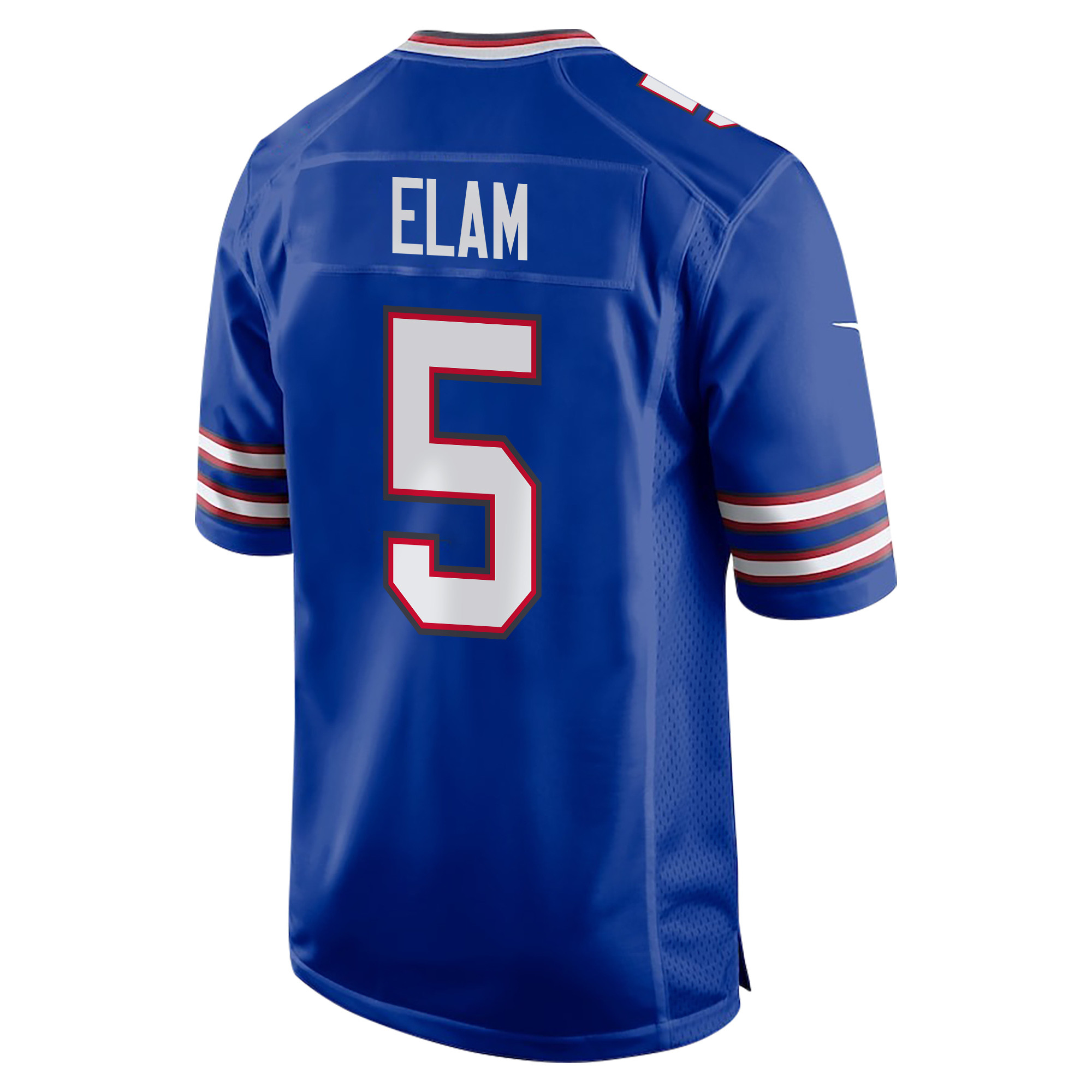 Kaiir Elam 5 Buffalo Bills Super Bowl LIX Champions Patch Game Royal NFL Jersey Men's