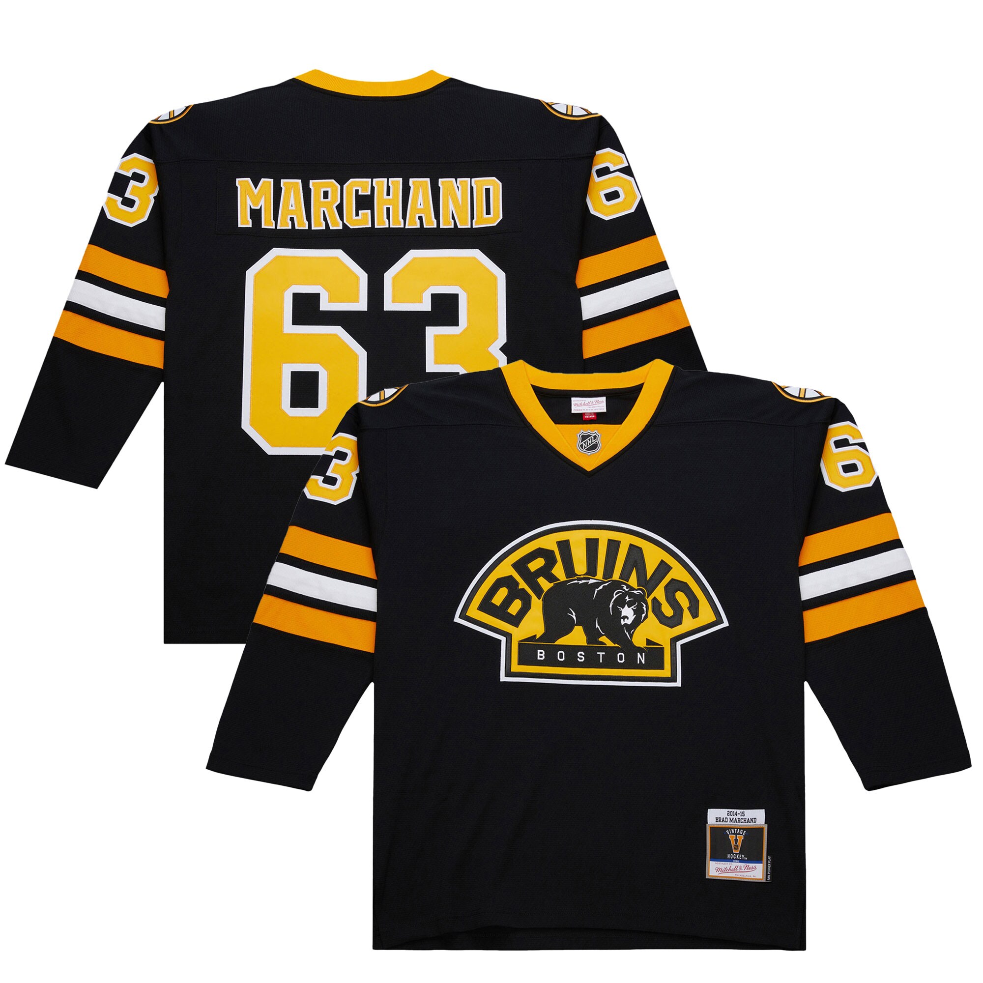 Boston Bruins Brad Marchand Black 2014-15 Power Play NHL Jersey Men's