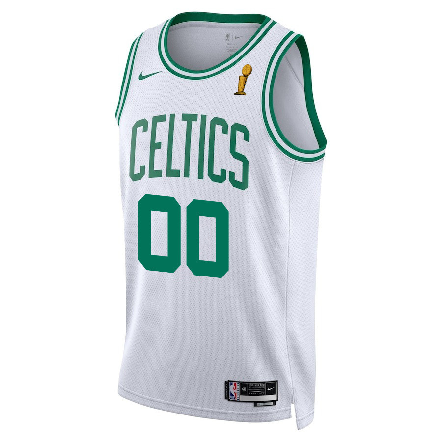 Boston Celtics 2024 FINALS CHAMPIONS Swingman Custom Association Editio White NBA Jersey Men's