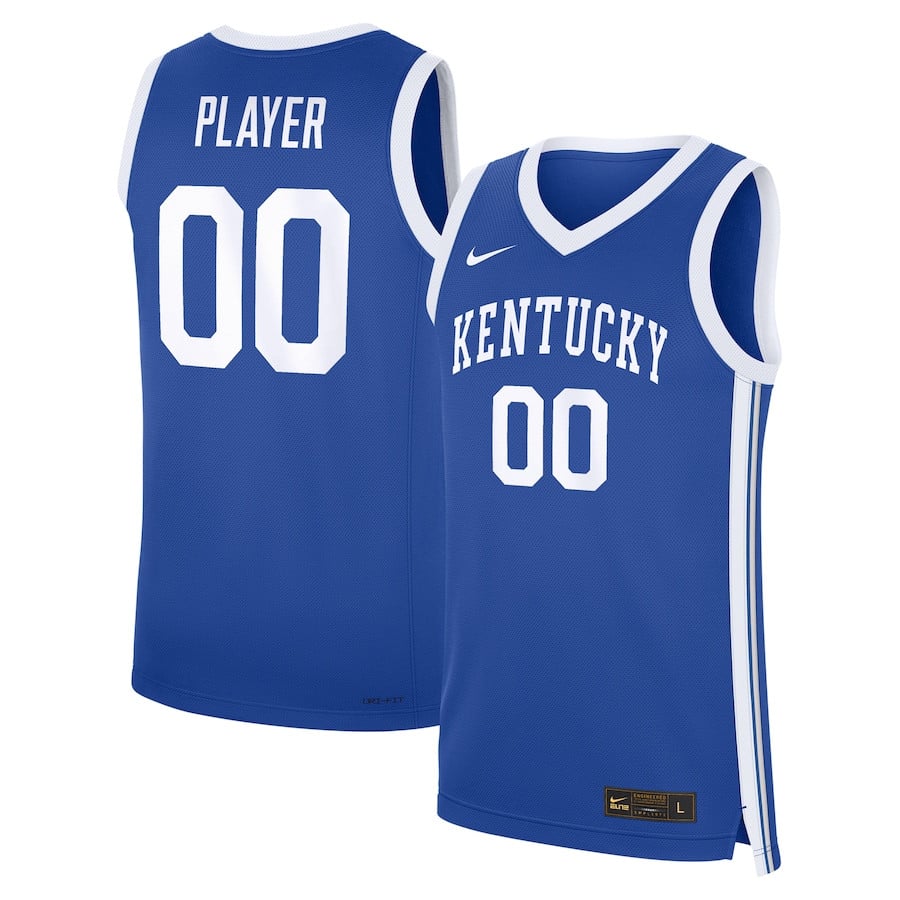 Kentucky Wildcats NIL Custom Royal NCAA Jersey Men's