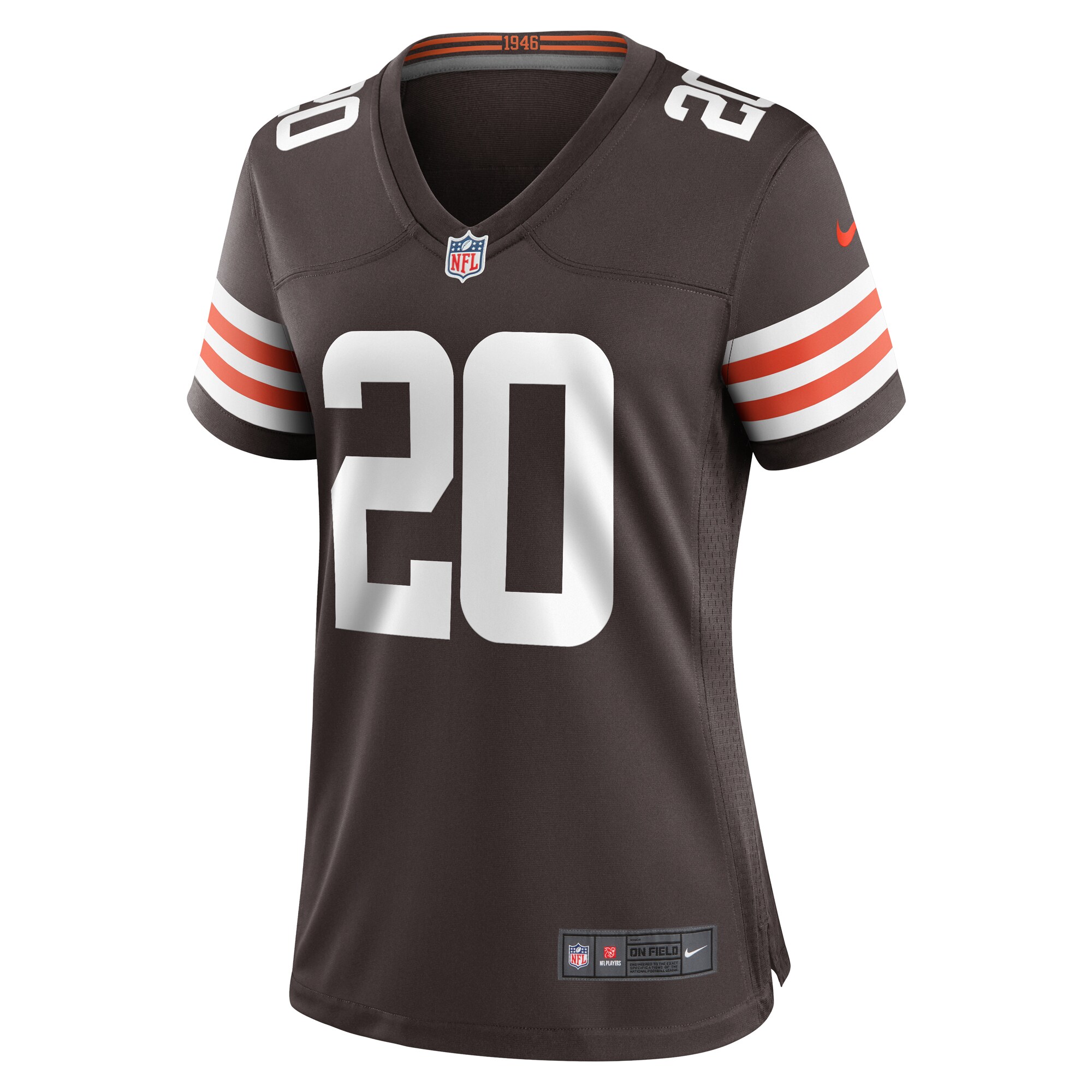 Cleveland Browns Pierre Strong Jr. Brown Team Game NFL Jersey Women's