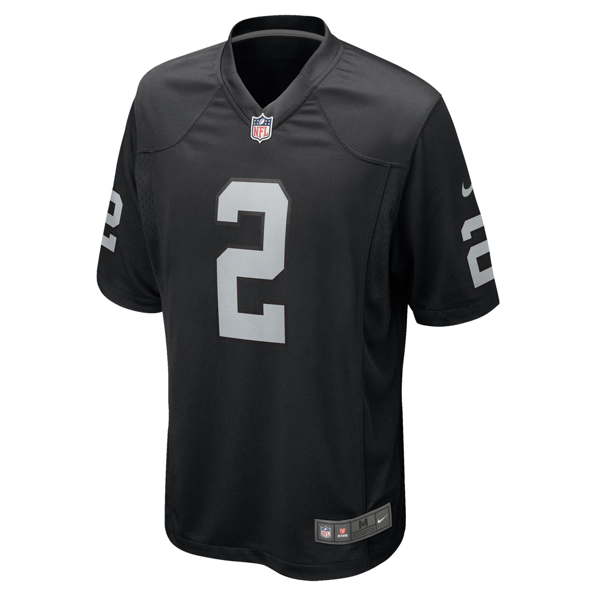 Las Vegas Raiders Daniel Carlson Black Team Game NFL Jersey Men's