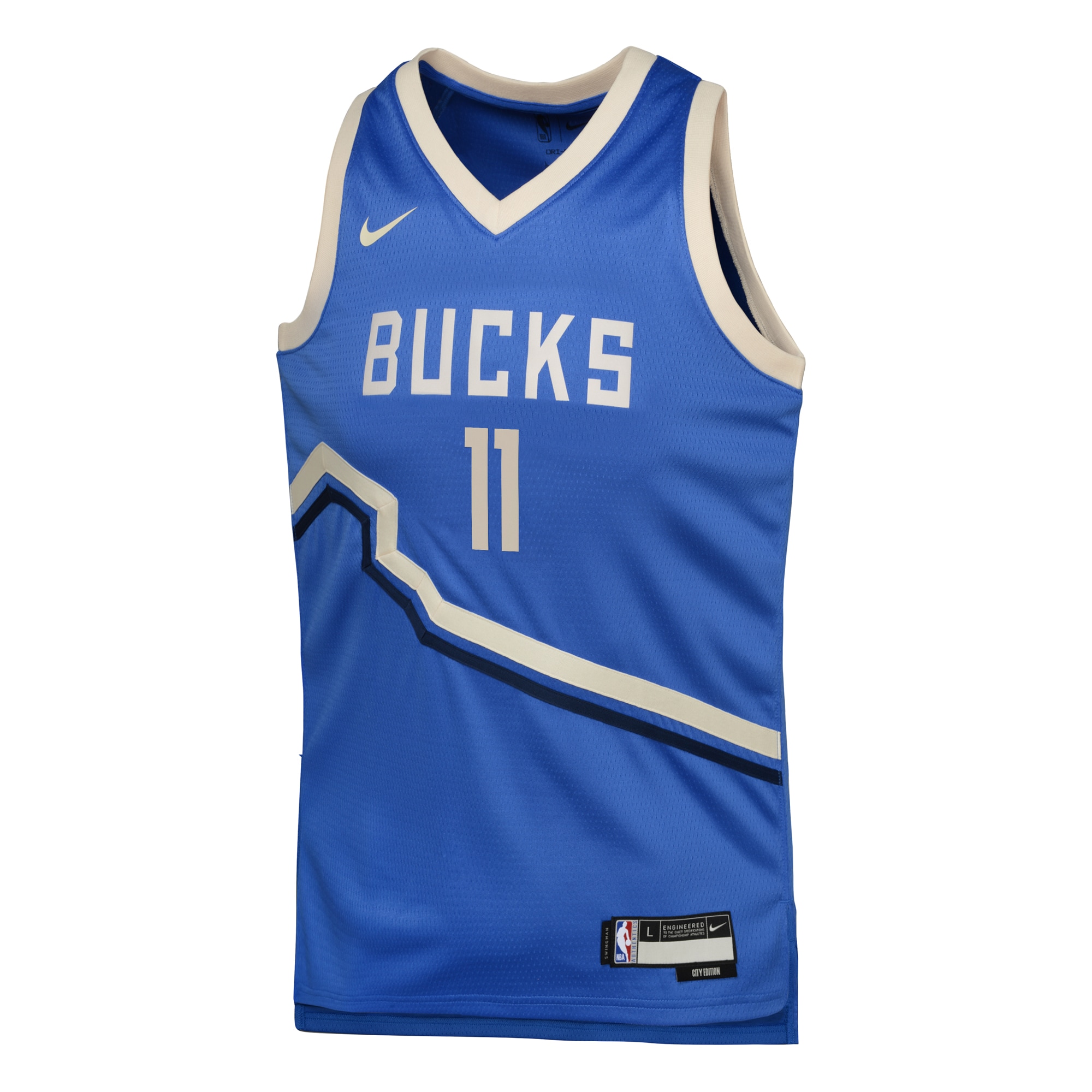 Milwaukee Bucks City Edition Swingman 2024 Royal Brook Lope NBA Jersey Youth