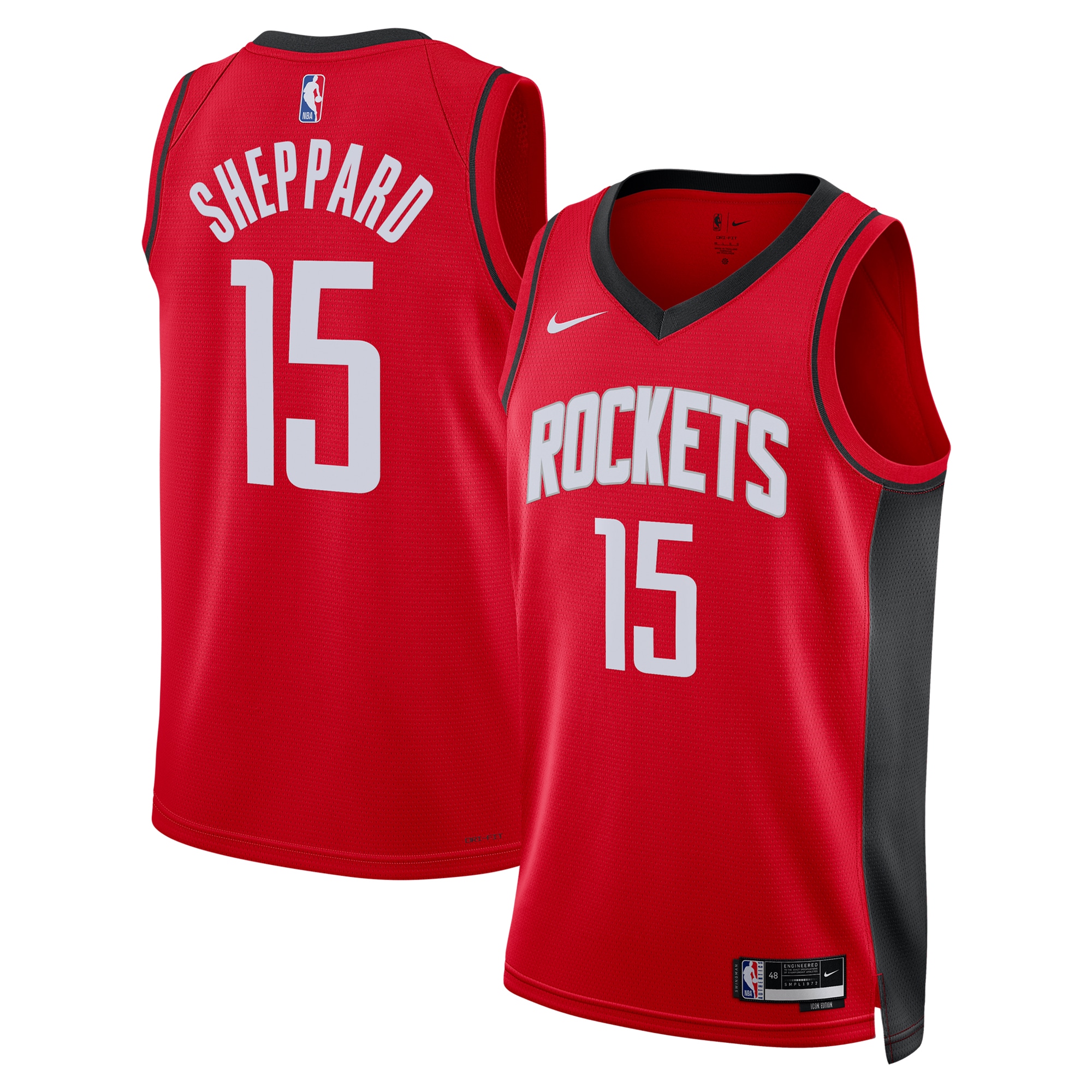 Houston Rockets Icon Swingman Red Reed Sheppar Unisex NBA Jersey Unisex