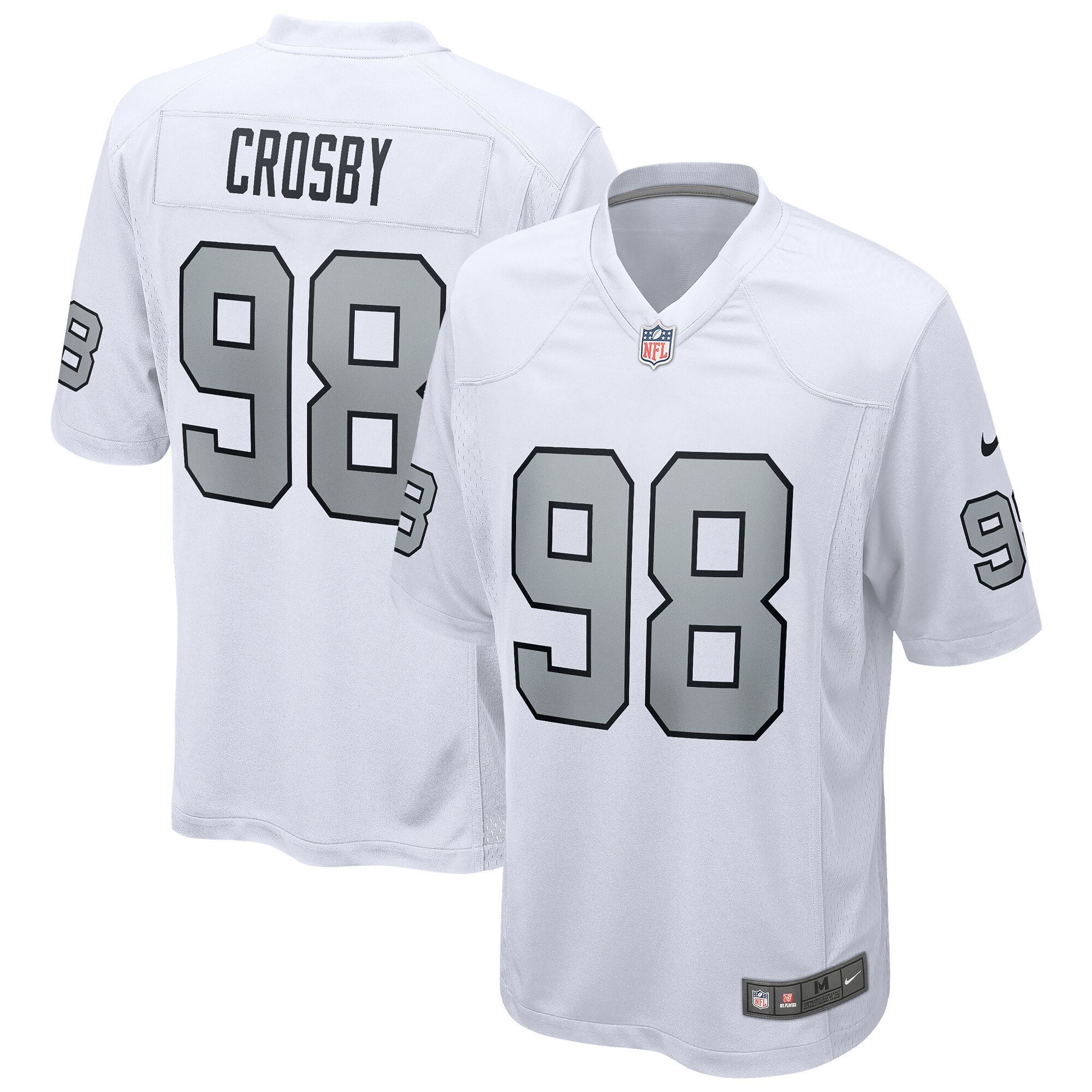 Las Vegas Raiders Maxx Crosby White Alternate Game NFL Jersey Men's