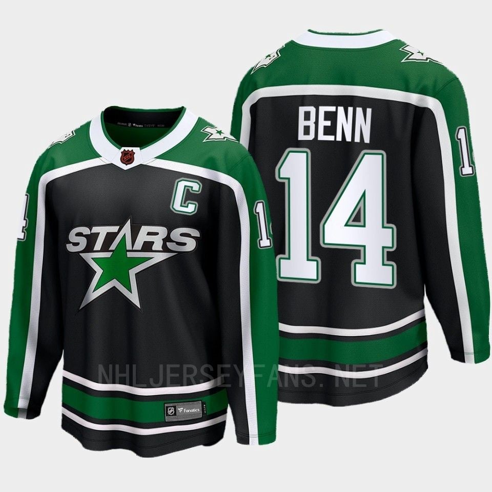Dallas Stars 2022 Jamie Benn 14 Special Edition 2.0 Black Breakaway Player NHL Jersey Men's