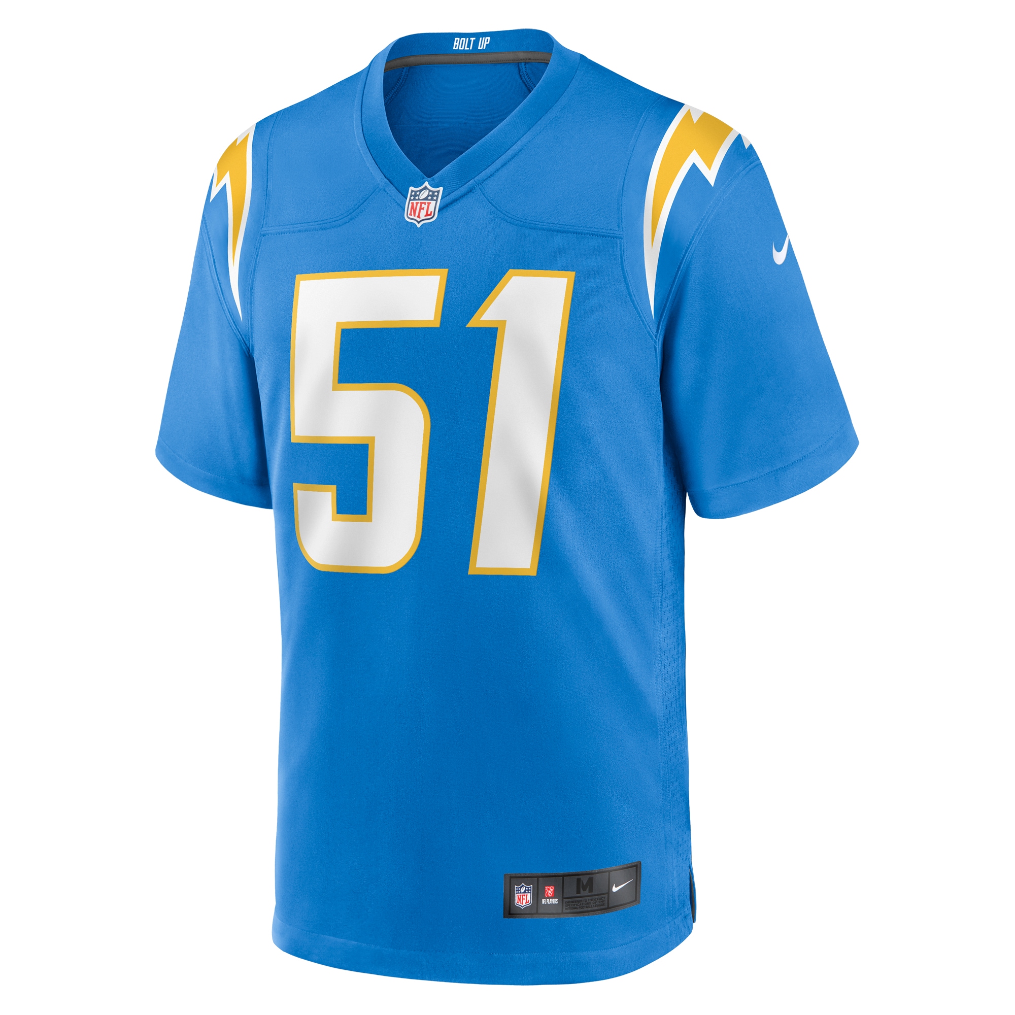 Los Angeles Chargers Sebastian Joseph-Day Powder Blue Game Player NFL Jersey Men's