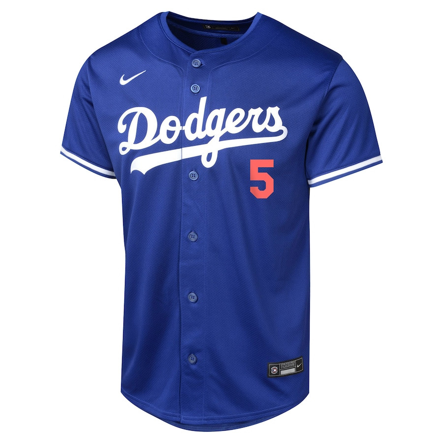 Freddie Freeman 5 Los Angeles Dodgers Alternate Limited Royal MLB Jersey Youth