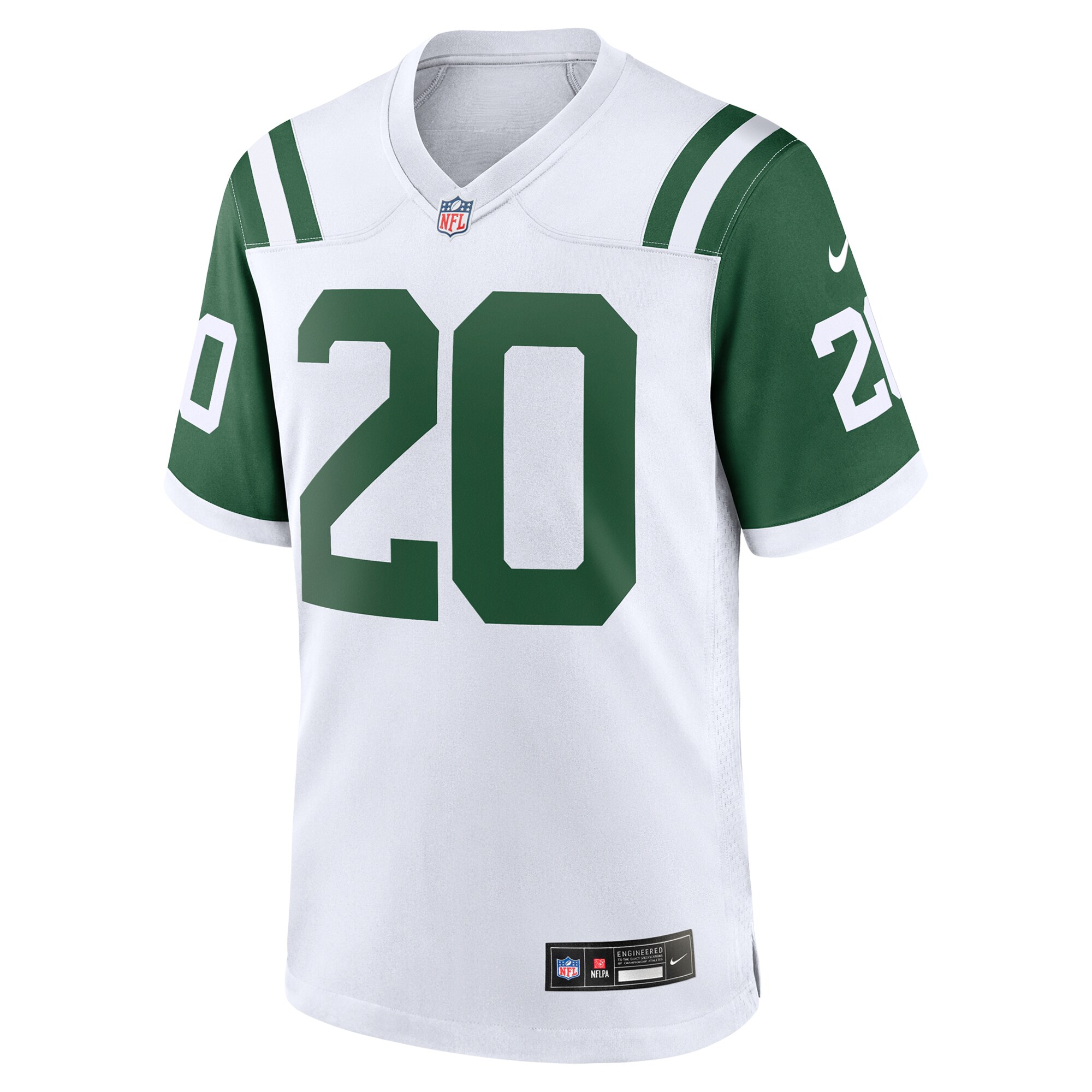 New York Jets Breece Hall White Classic Alternate Game NFL Jersey Men's