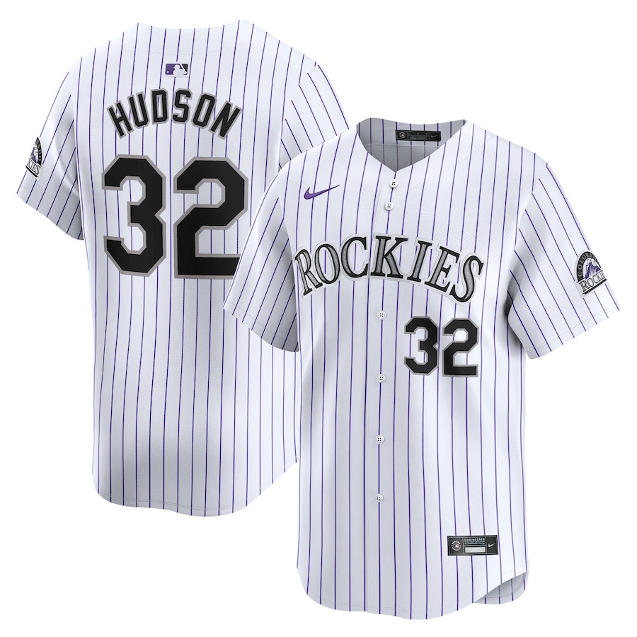 Dakota Hudson 32 Colorado Rockies Home Limited Player White MLB Jersey Men's