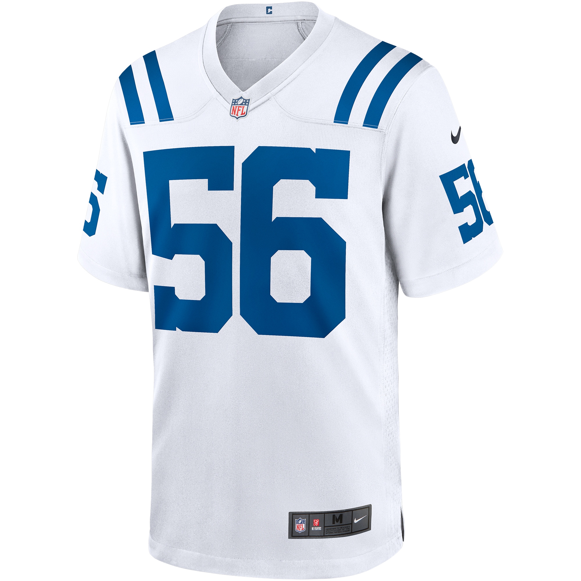 Indianapolis Colts Quenton Nelson White Game Player NFL Jersey Men's