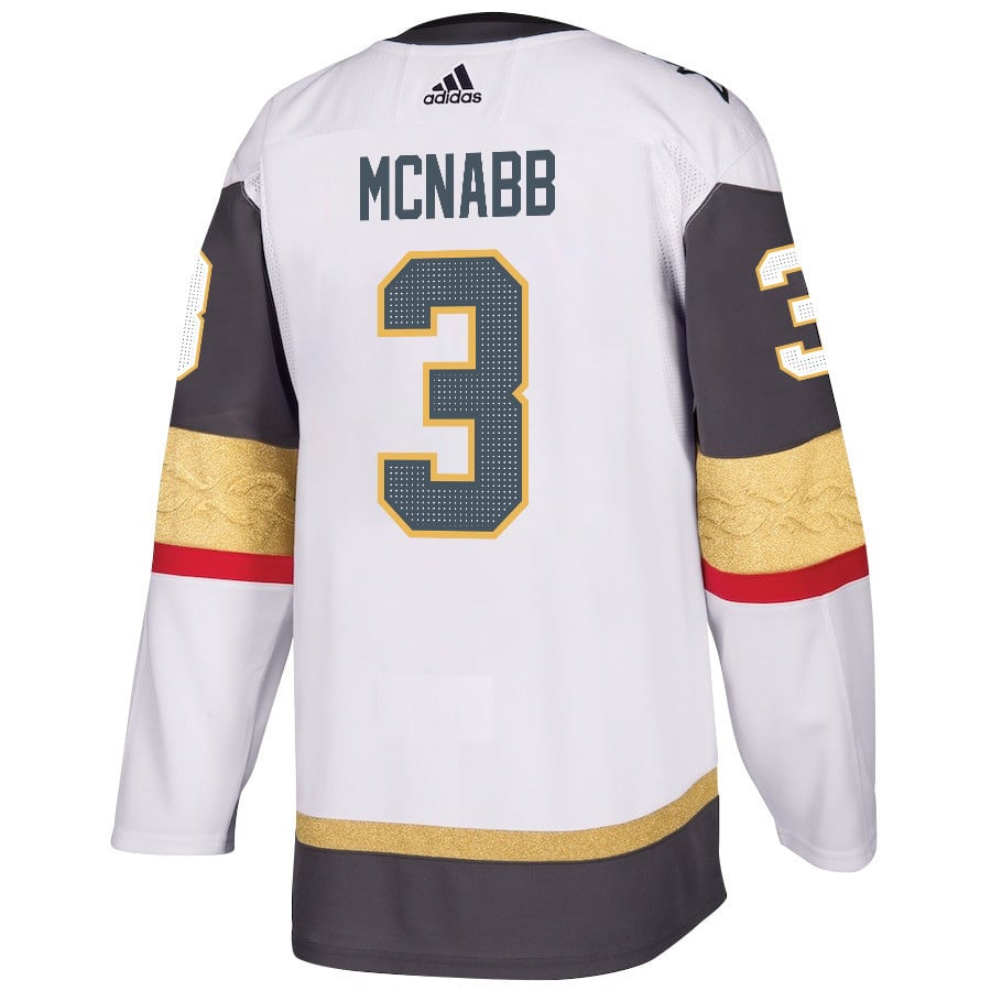 Brayden McNabb 3 Vegas Golden Knights Stanley Cup 2023 Champions Patch Away Breakaway White NHL Jersey Men's