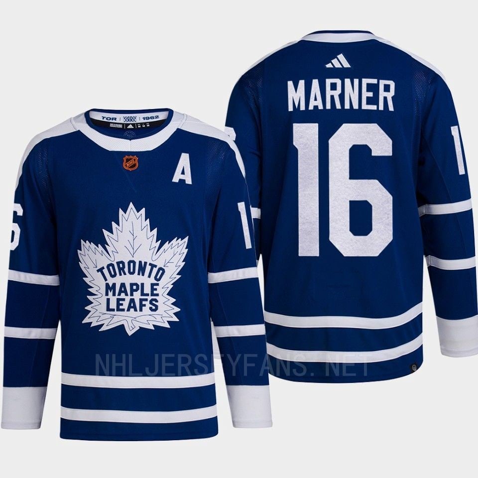 Toronto Maple Leafs 2022 Reverse Retro 2.0 Mitch Marner 16 Blue Primegreen NHL Jersey Men's