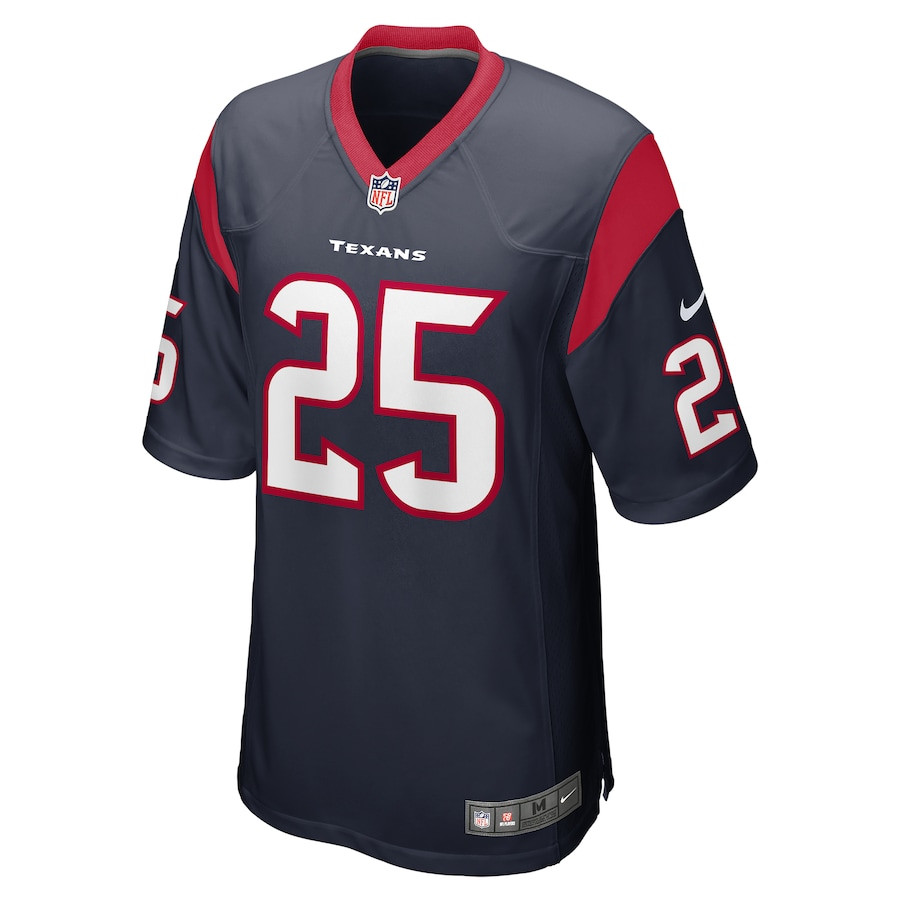Desmond King 25 Houston Texans Game Navy NFL Jersey Men's