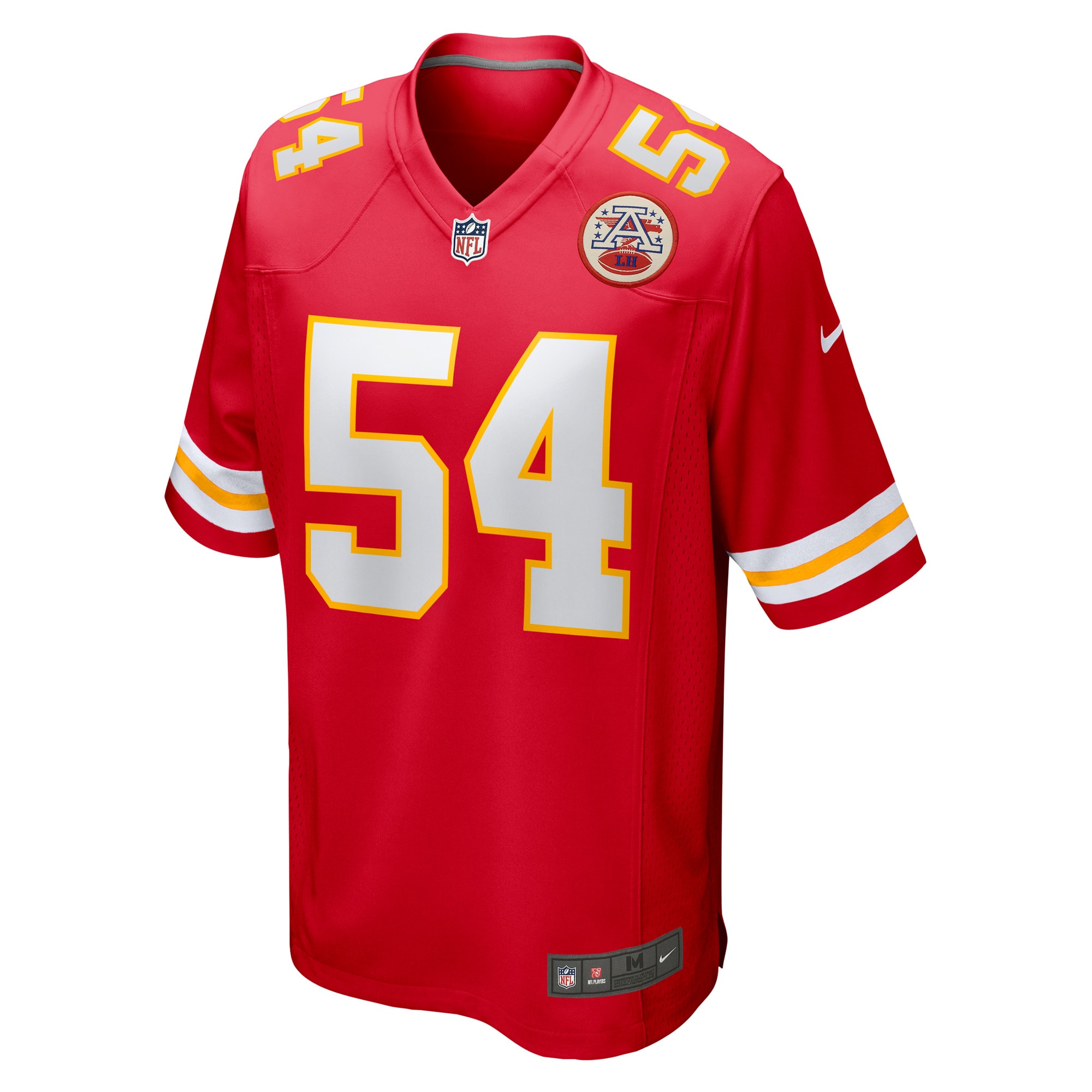 Kansas City Chiefs Leo Chenal Red Game Player NFL Jersey Men's