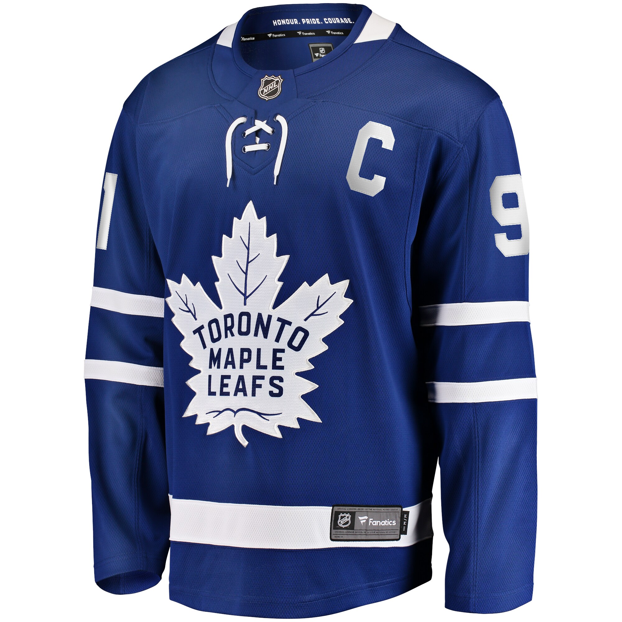 Toronto Maple Leafs John Tavares Blue Captain Patch Home Breakaway NHL Jersey Men's