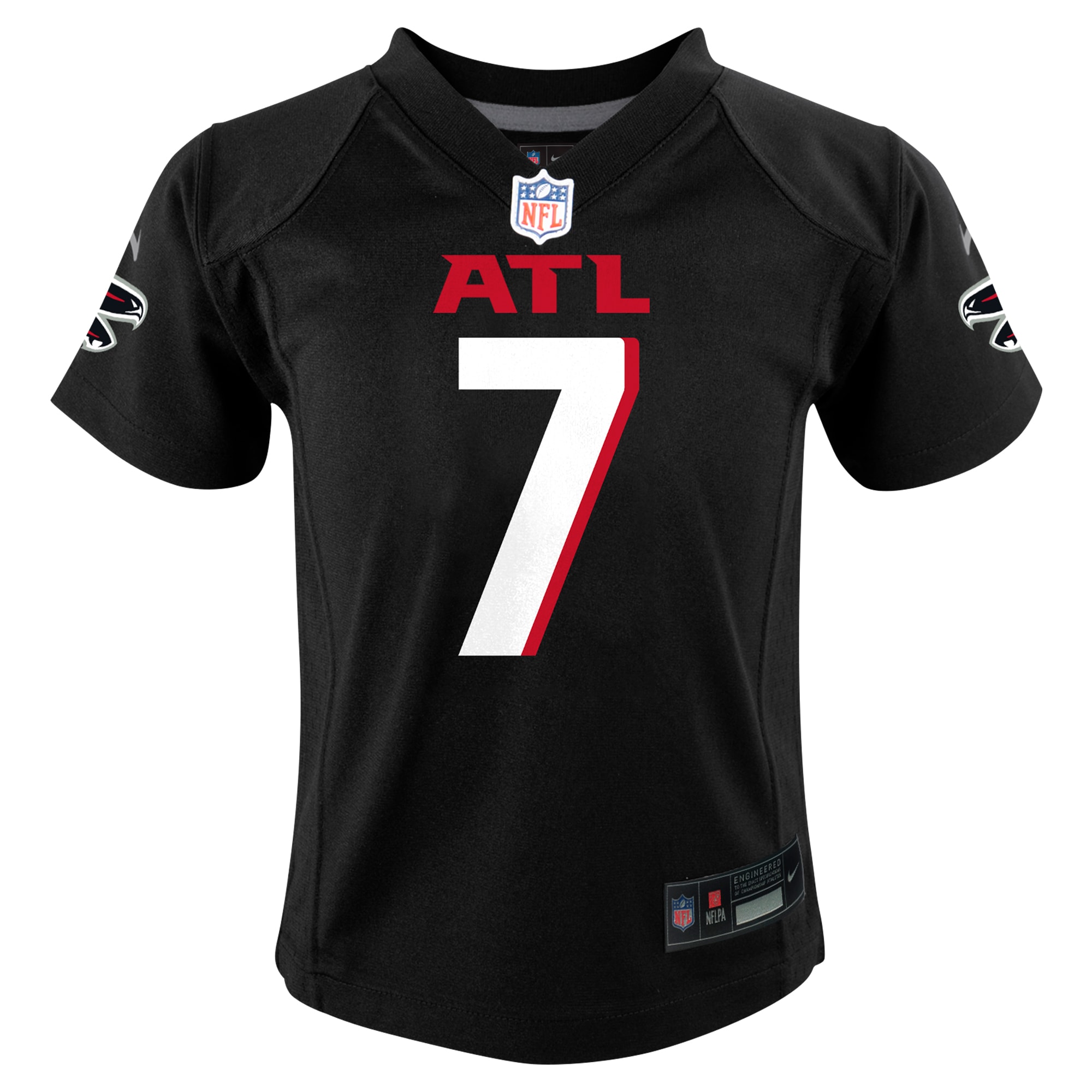 Preschool Atlanta Falcons Bijan Robinson Black Player Game NFL Jersey Men's