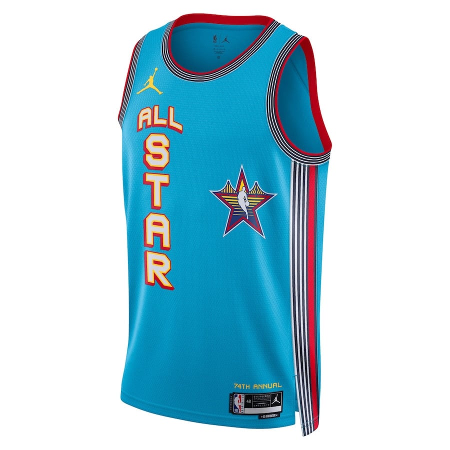 Stephen Curry 30 All Star 2025 Swingma Unisex Light Blue NBA Jersey Unisex