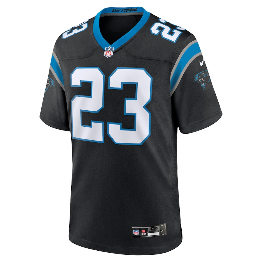 Dane Jackson 23 Carolina Panthers Game Black NFL Jersey Men's