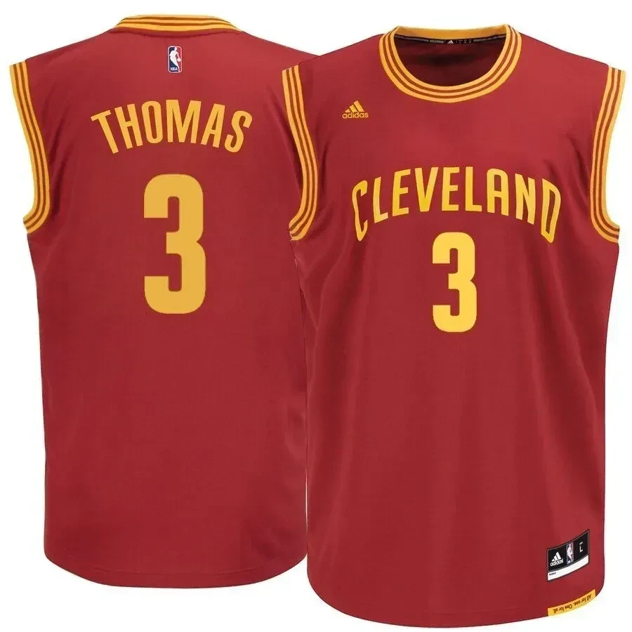 Isaiah Thomas Cleveland Cavaliers Road Burgundy NBA Jersey Men's