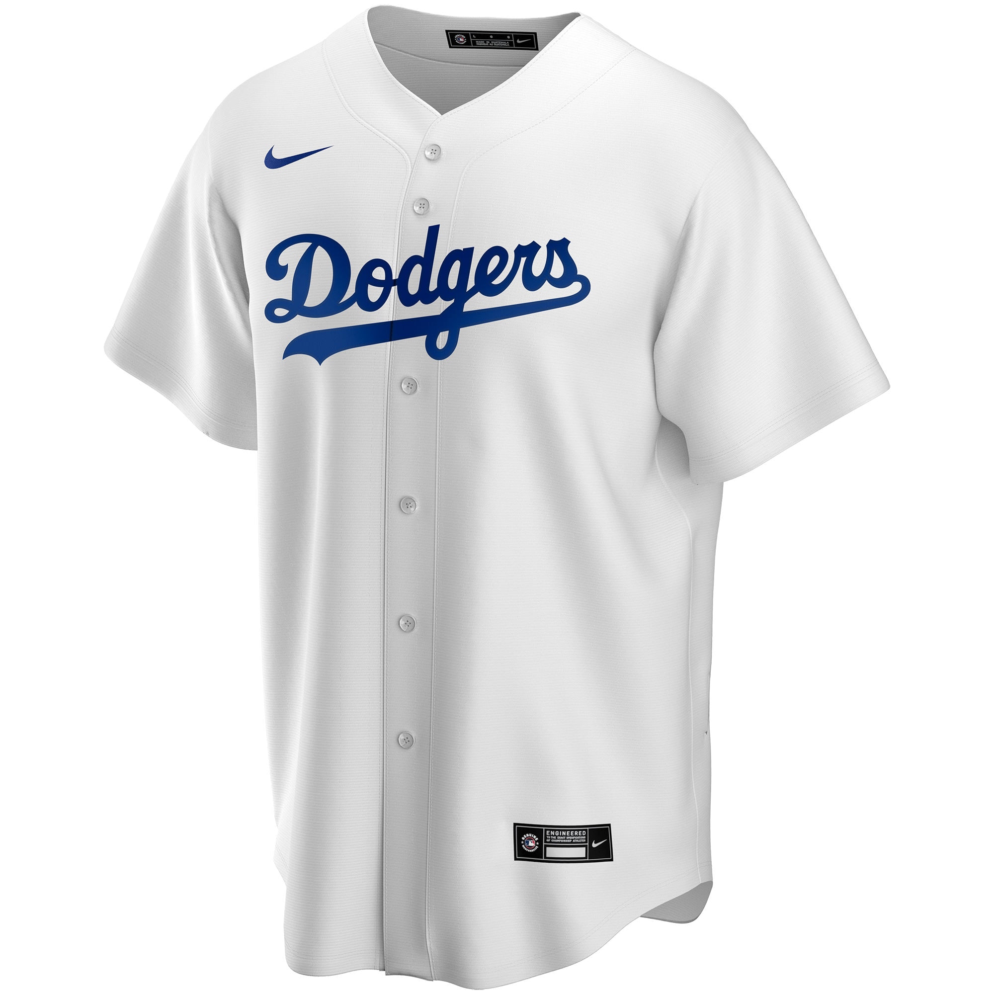 Los Angeles Dodgers White Home Custom MLB Jersey Men's