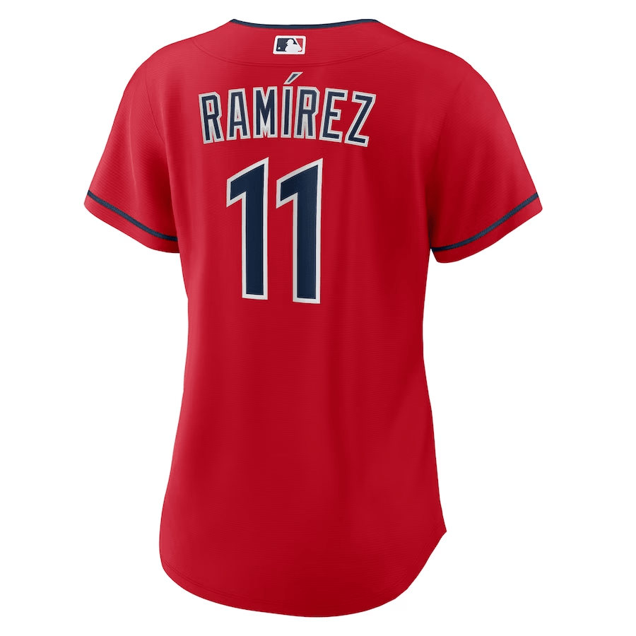 Jos? Ram?rez 11 Cleveland Guardians Alternate Red MLB Jersey Women's