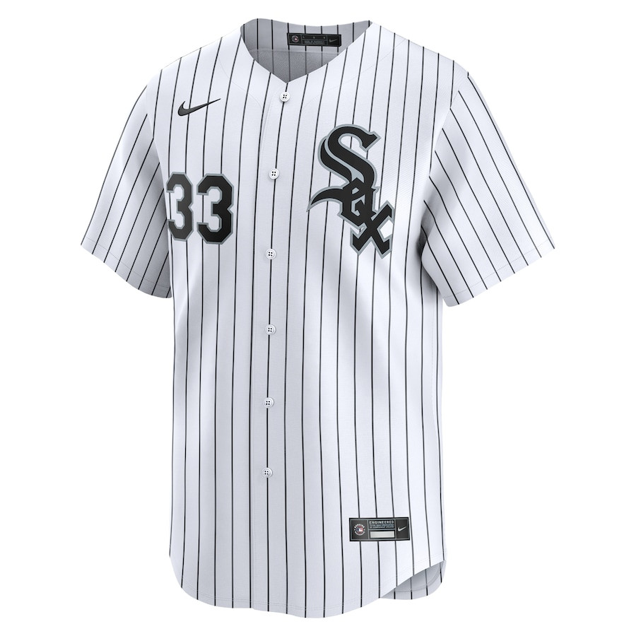 Max Stassi 33 Chicago White Sox Home Limited White MLB Jersey Men's