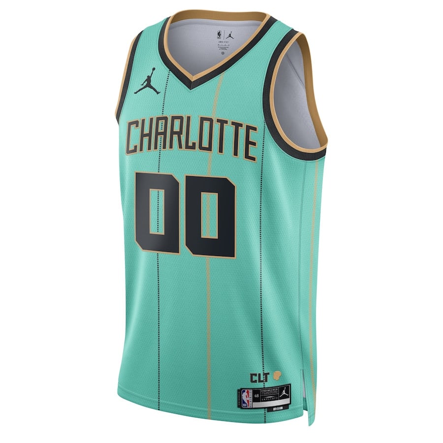 Charlotte Hornets Unisex 2024/25 Custom Swingman City Edition Mint NBA Jersey Unisex