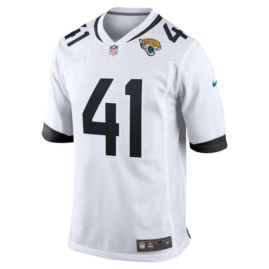 Josh Hines-Allen 41 Jacksonville Jaguars Player Game White NFL Jersey Men's