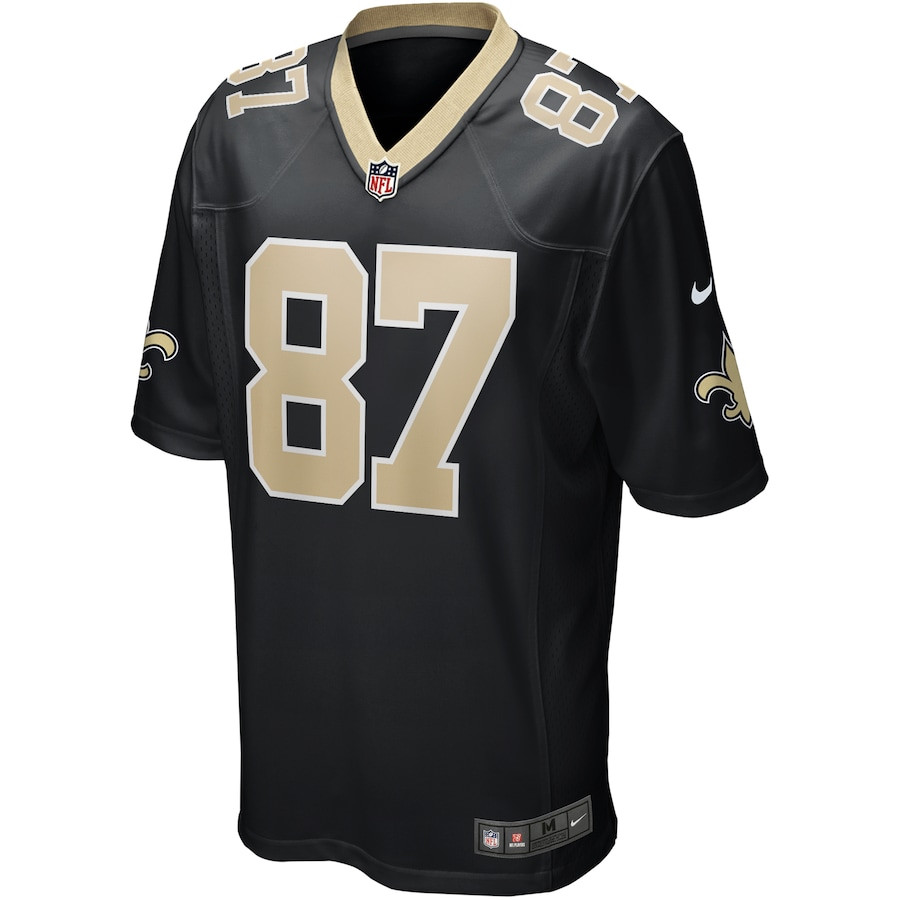 Joe Horn 87 New Orleans Saints Game Retired Black NFL Jersey Men's