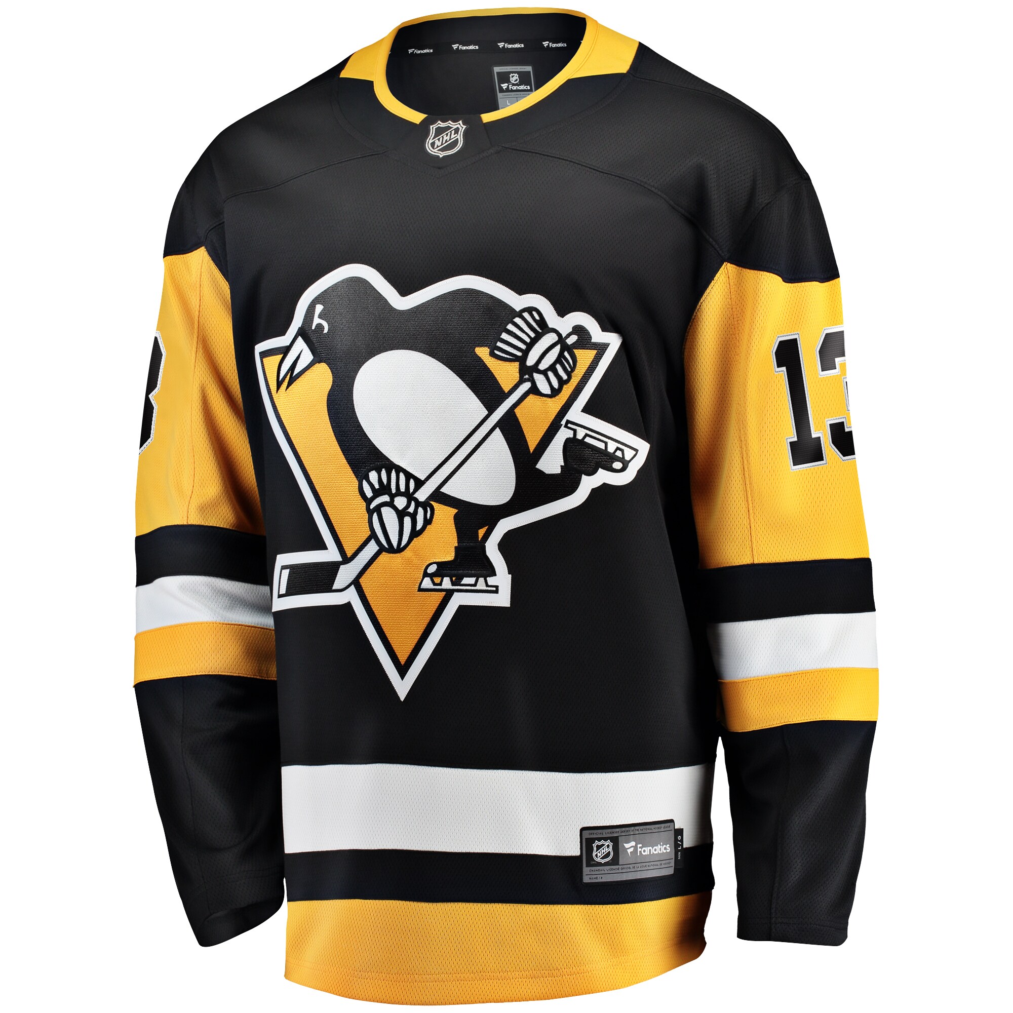 Pittsburgh Penguins Vinnie Hinostroza Black Home Breakaway NHL Jersey Men's