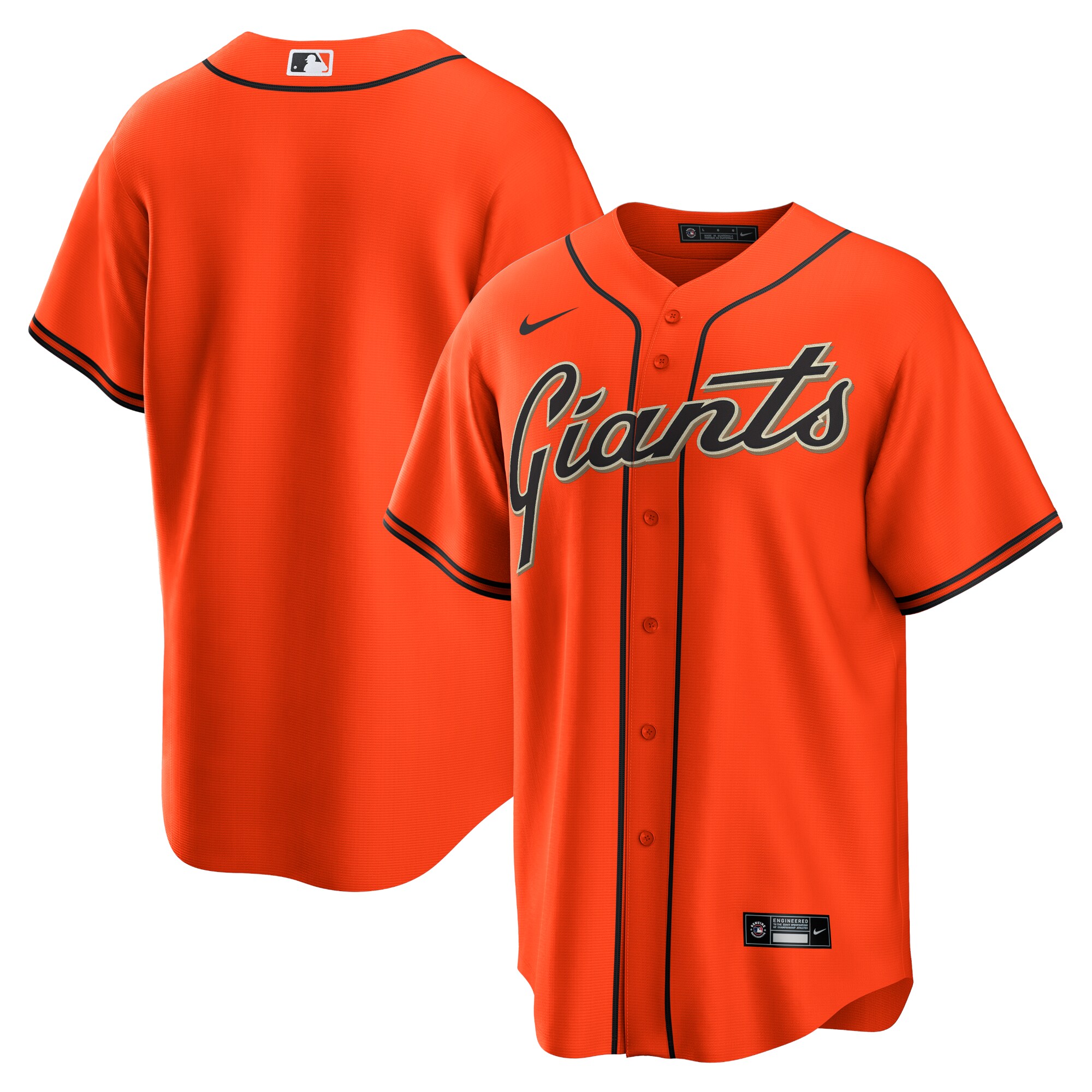 San Francisco Giants Orange Alternate Team MLB Jersey Men's
