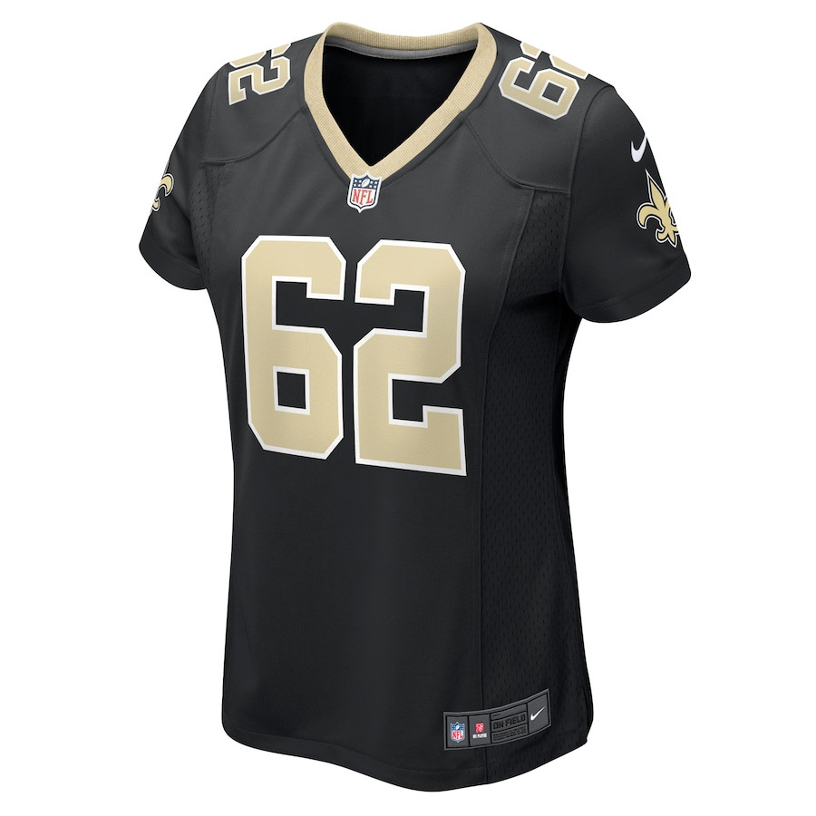 Lucas Patrick 62 New Orleans Saints Game Black NFL Jersey Women's