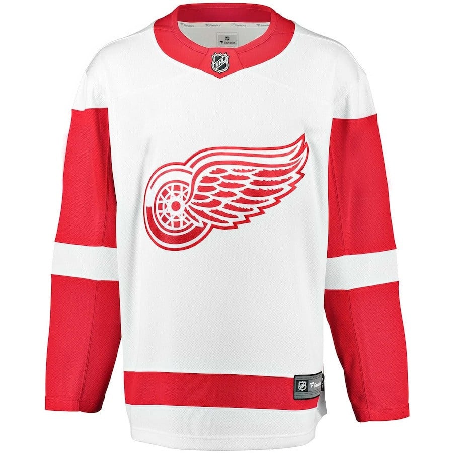 Nate Danielson #29 Detroit Red Wings 2023 Draft Away White NHL Jersey Men's