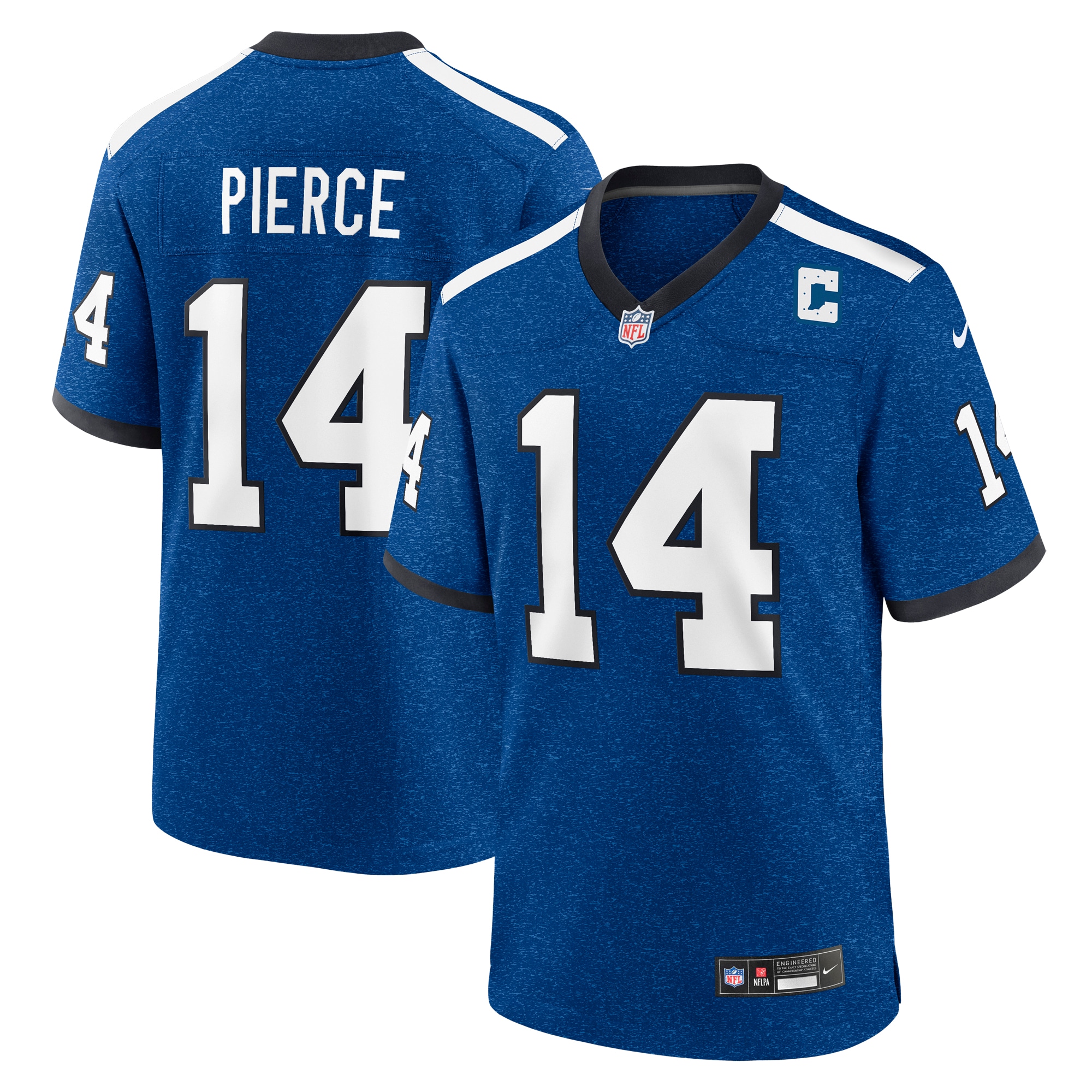 Indianapolis Colts Alec Pierce Royal Indiana Nights Alternate Game NFL Jersey Men's