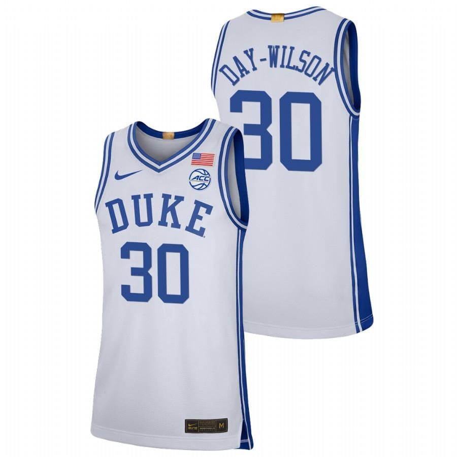 Duke Blue Devils Shayeann Day-Wilson 202 White College Limited NCAA Jersey Men's