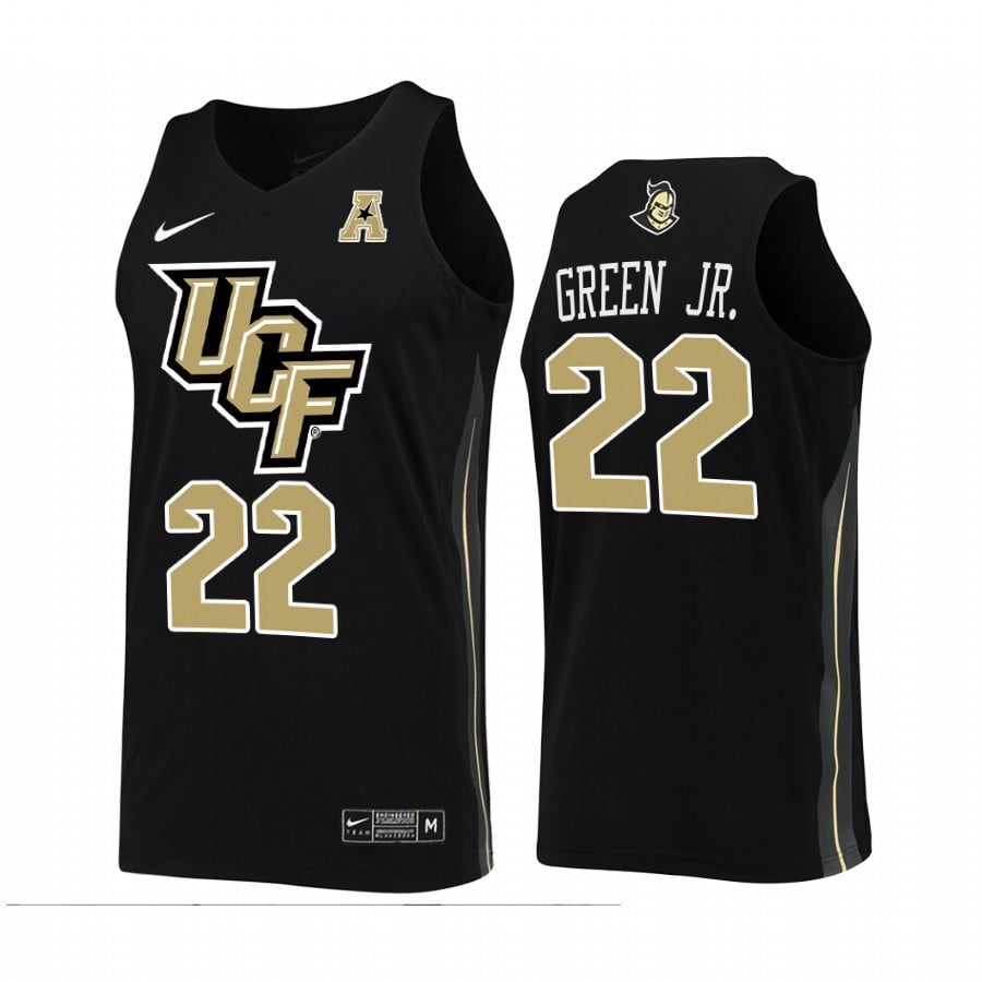 UCF Knights Darin Green Jr. 22 College Black Uniform NCAA Jersey Men's