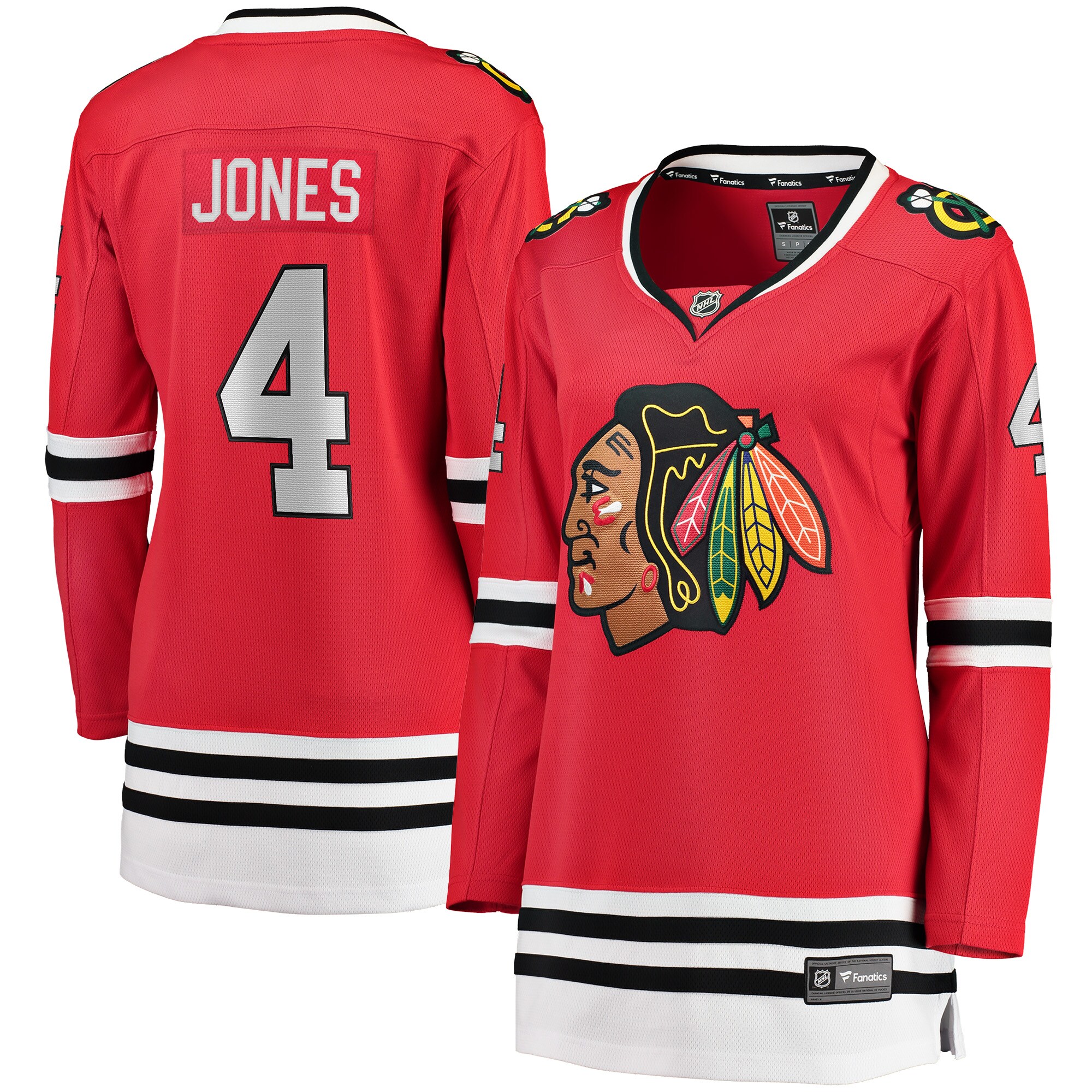 Chicago Blackhawks Seth Jones Red Home Breakaway Player NHL Jersey Women's
