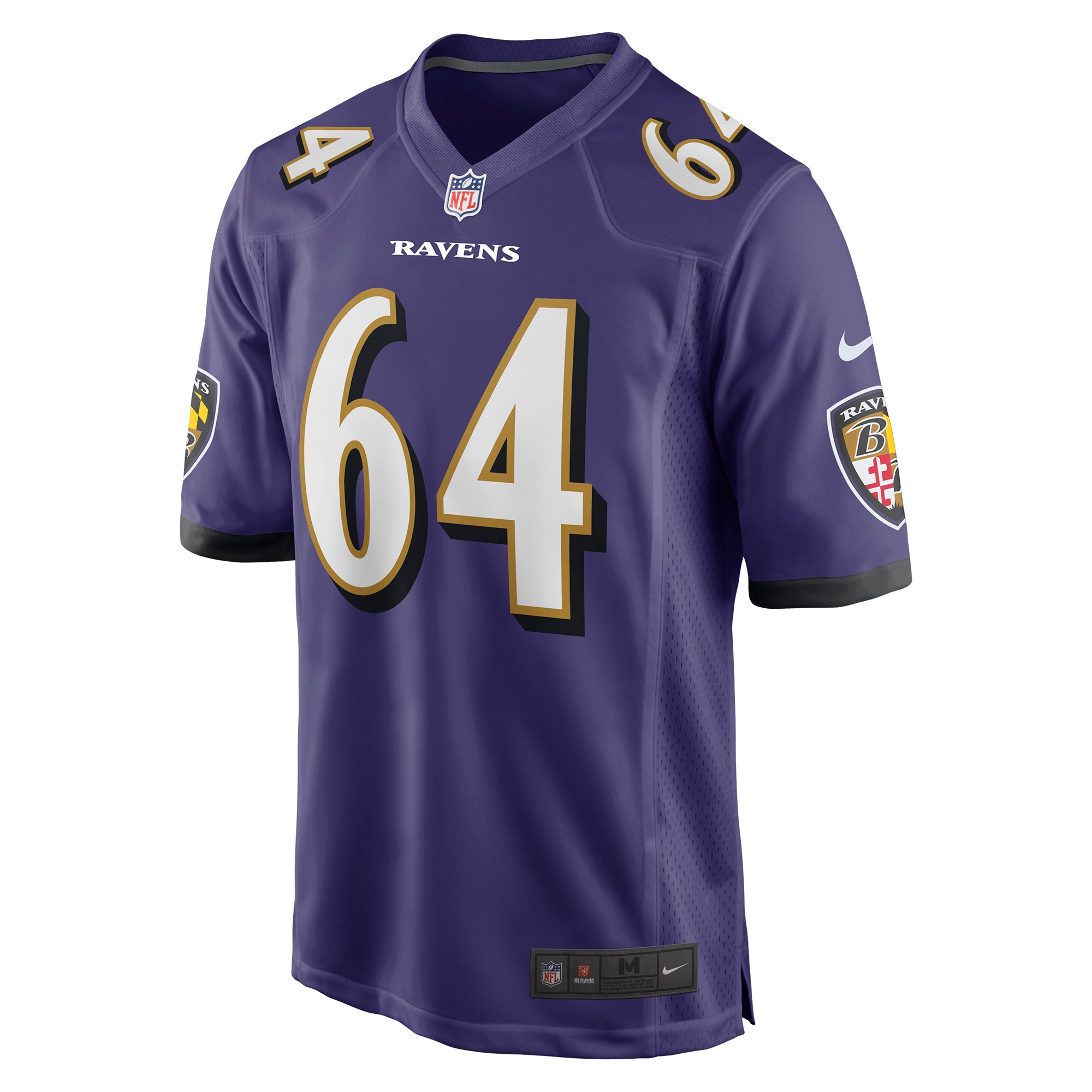 Baltimore Ravens Tyler Linderbaum Purple Player Game NFL Jersey Men's