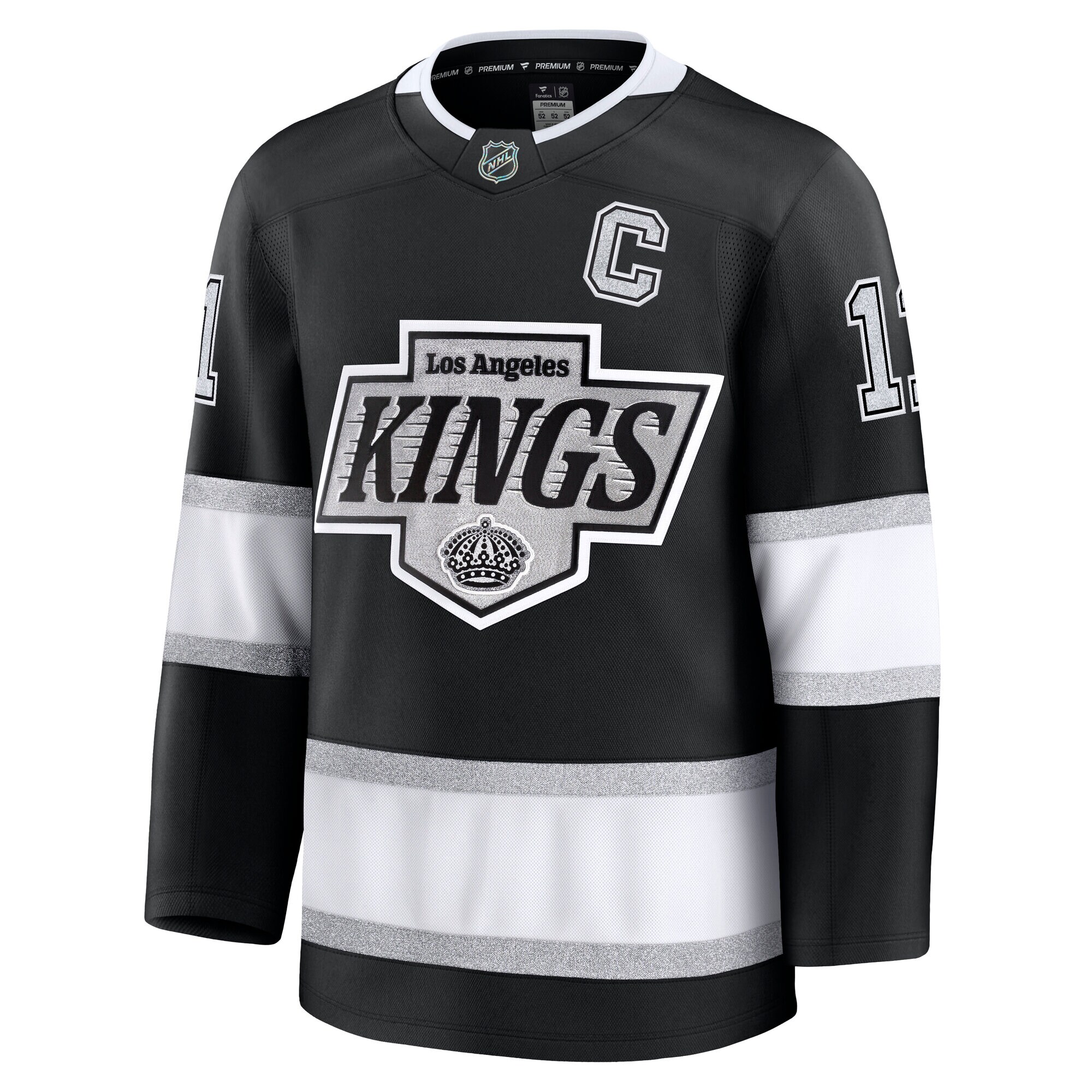 Los Angeles Kings Anze Kopitar Black Home Premium NHL Jersey Men's