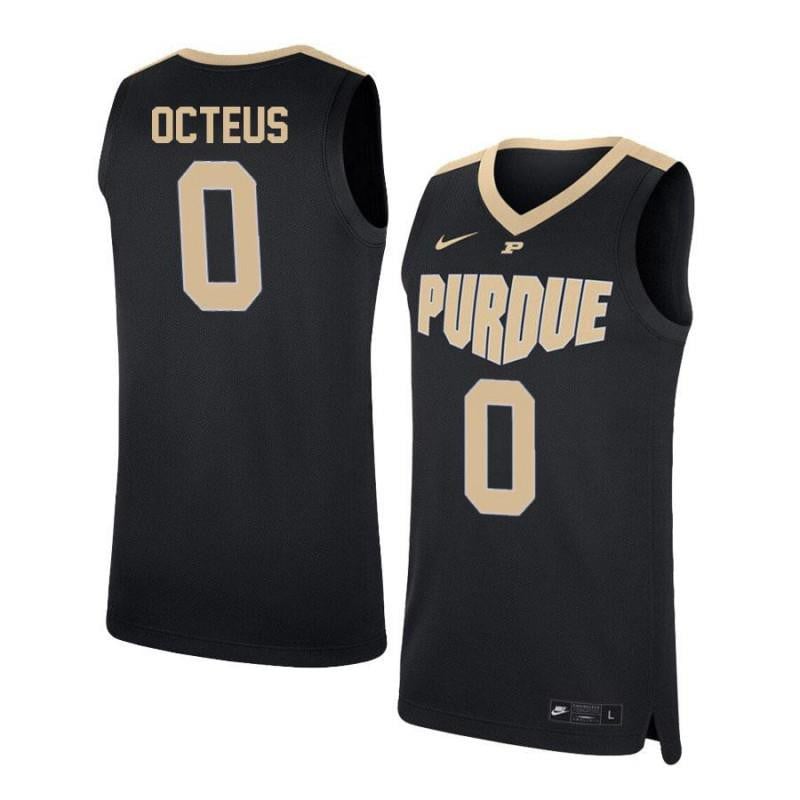 0 Jon Octeus Black Elite Purdue Boilermakers NCAA Jersey Men's