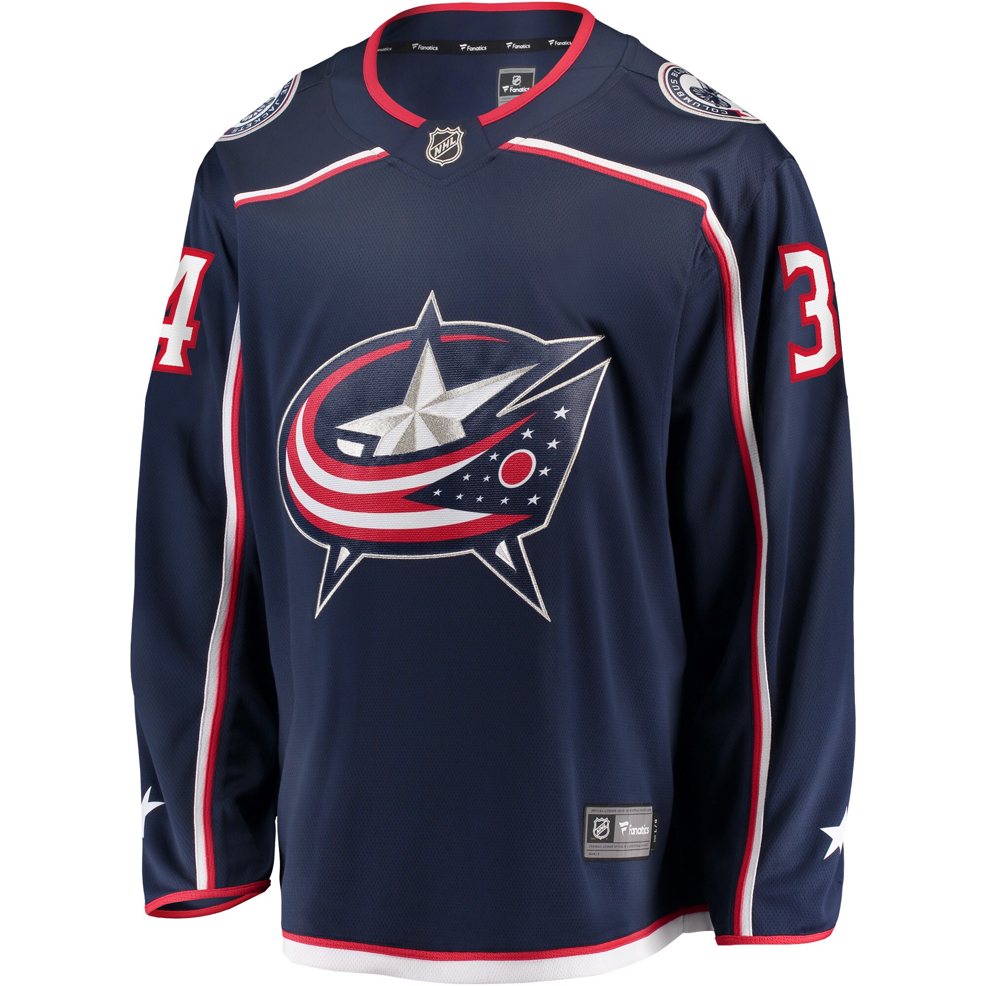 Columbus Blue Jackets Cole Sillinger Navy Home Breakaway Player NHL Jersey Men's