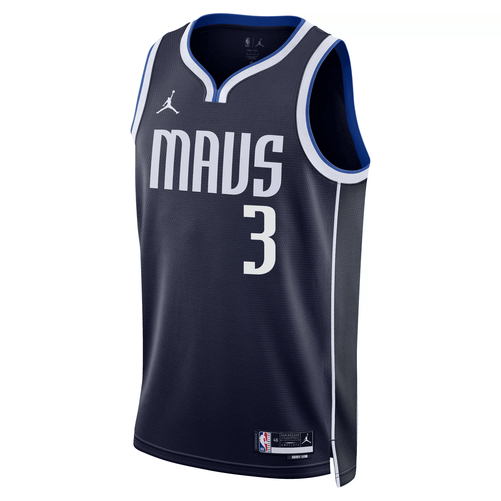 Anthony Davis 3 Dallas Mavericks 2024/25 Statement Edition Swingman Navy NBA Jersey Men's