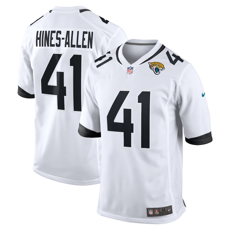 Josh Hines-Allen 41 Jacksonville Jaguars Player Game White NFL Jersey Men's
