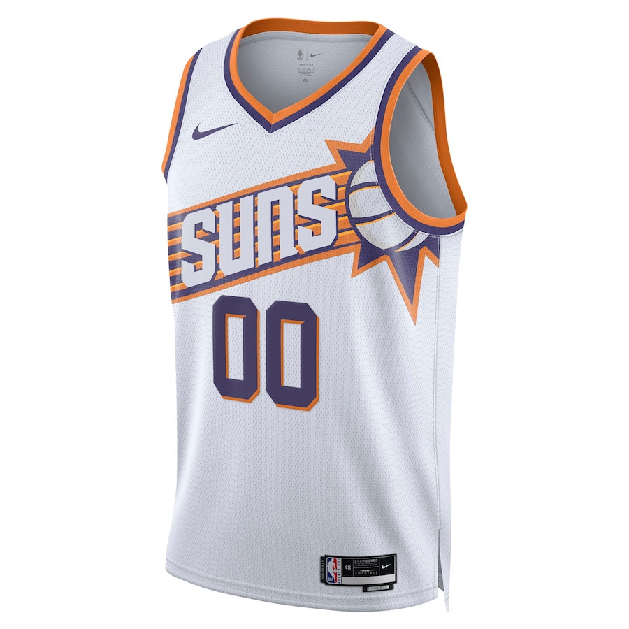Phoenix Suns 2023/24 Association Swingman Custom White NBA Jersey Men's