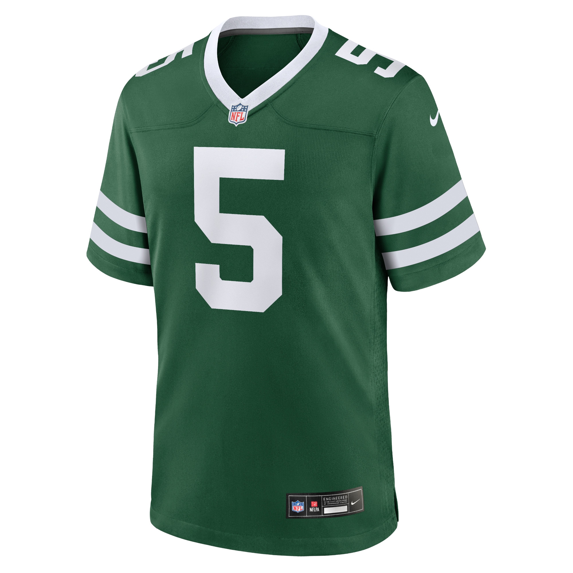 New York Jets Garrett Wilson Legacy Green Game NFL Jersey Men's